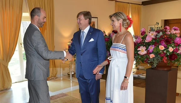 Meeting the Dutch royal couple in Rome, 2017