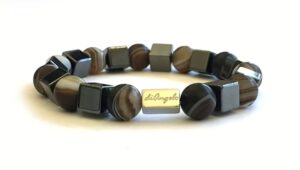 natural-coffee-striped-agate-hematite-bracelet-necklace