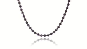 Amethyst 08mm necklace