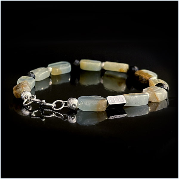 Lemurian Quartz Minimalist Bracelet