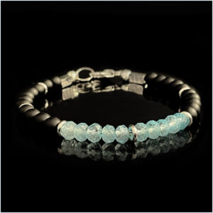 Topaz & Black Matte Bracelet